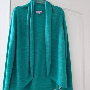 Lilly Pulitzer Sotheby Cardigan in Jewel Green size large